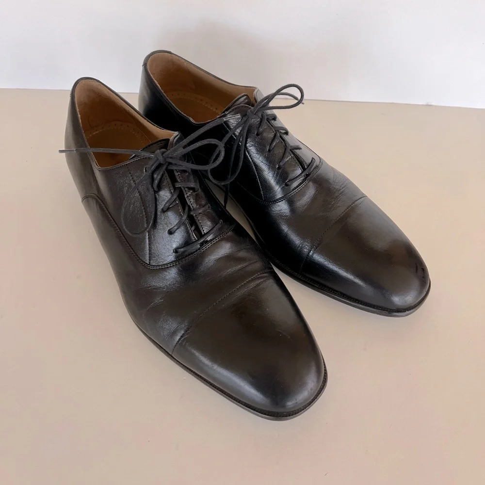 Magnanni Men's Segovia Cap-Toe Leather Oxfords, size 11M